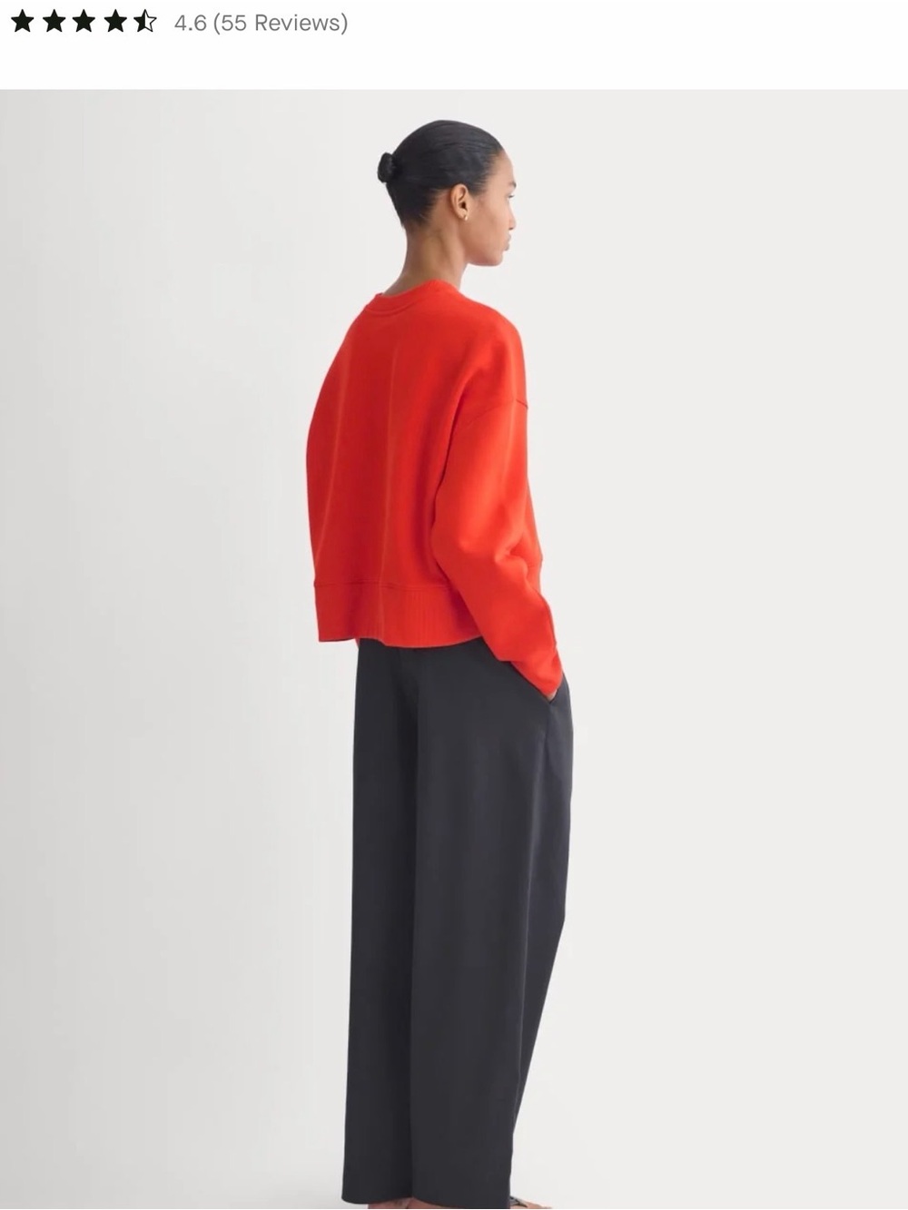 Everlane Women’s Luxe Fleece Sweatshirt - Picture 3 of 5